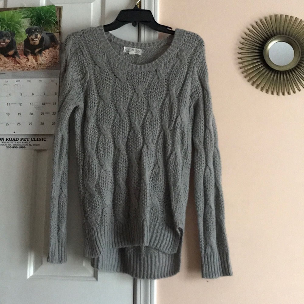 Gray sweater
